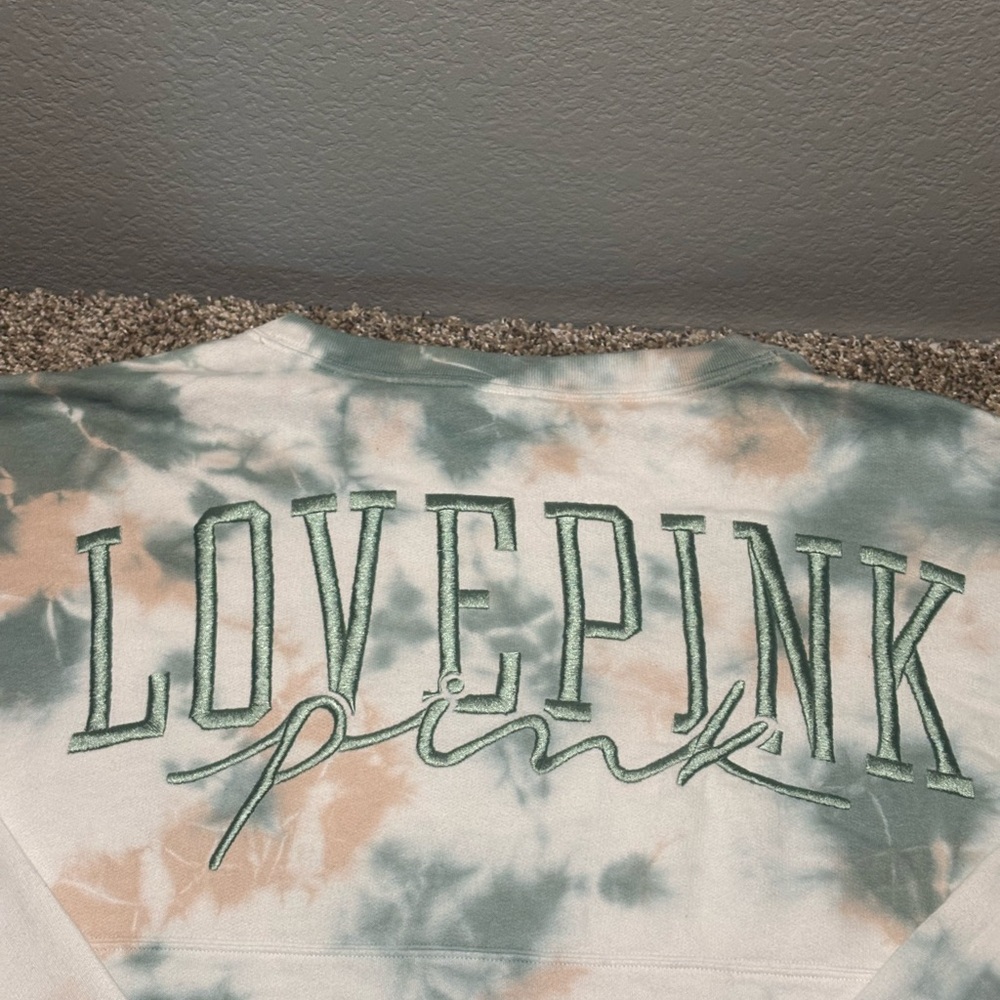 PINK Victoria's Secret Pastel Tie-Dye Top - Picture 9 of 11